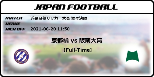 近畿高校サッカー大会 準々決勝 京都橘 Vs 阪南大高 Japan Football ジャパンフットボール